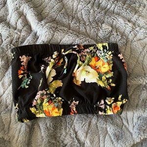Fashion nova women’s floral tube top size S